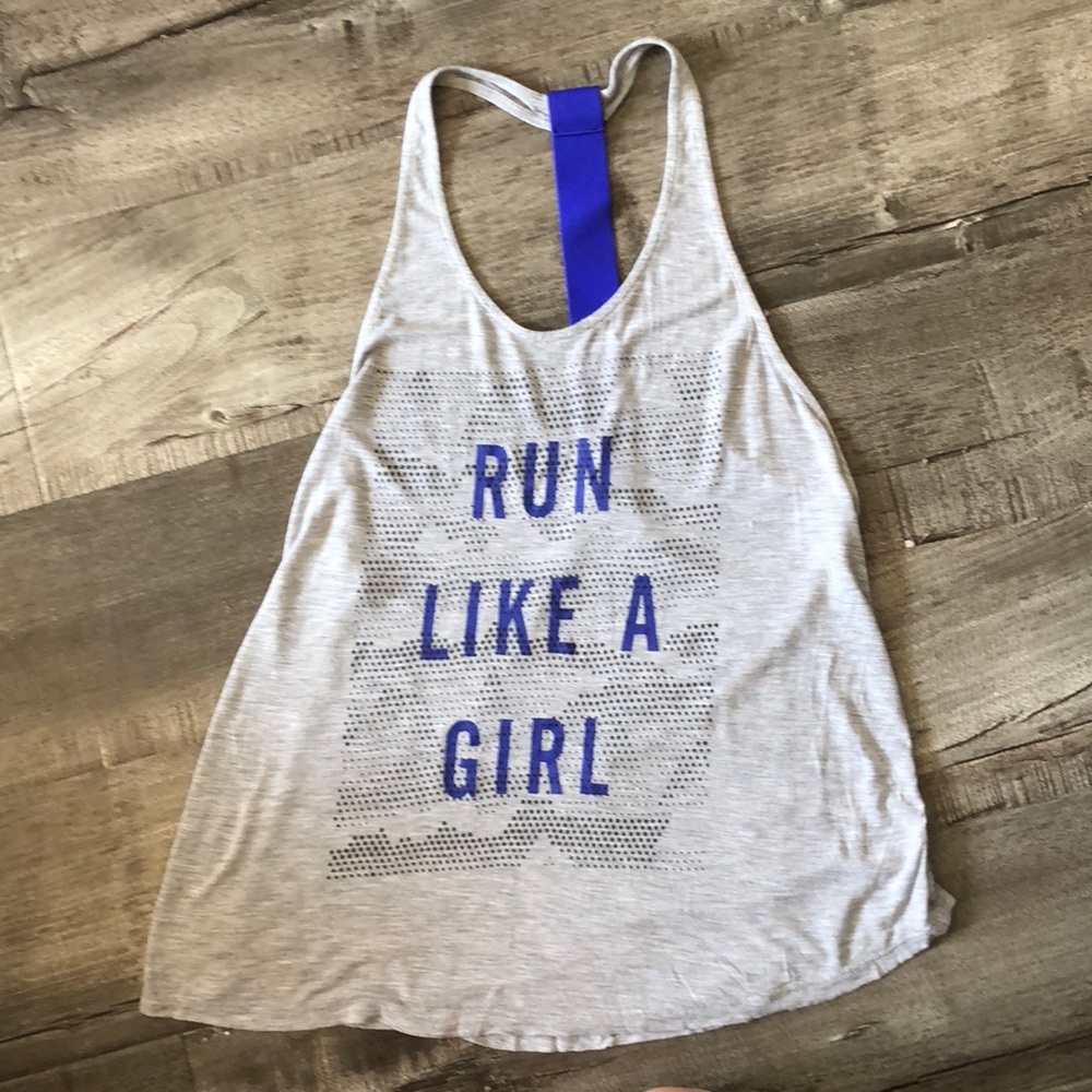 Run Like A Girl T-Back Shirt